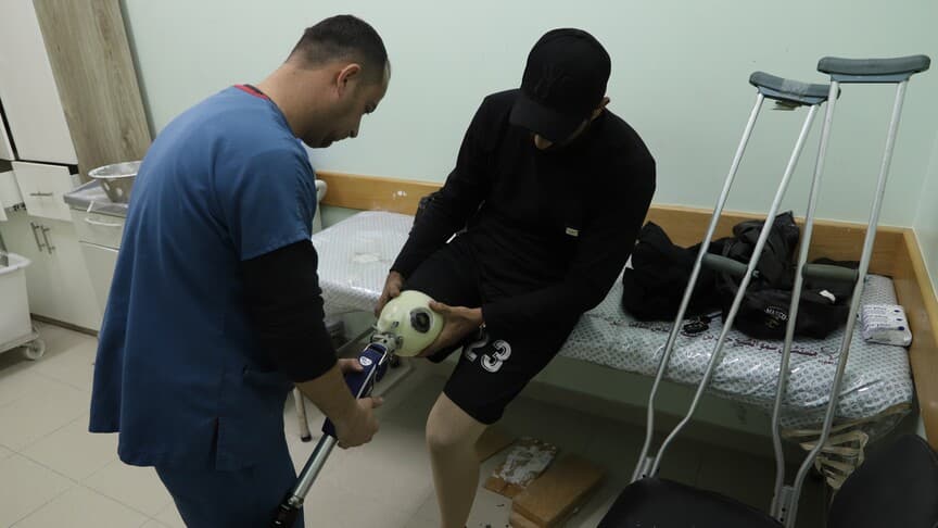 Abluka Altındaki Gazze'de Protez Uzuv Bekleyen Filistinliler