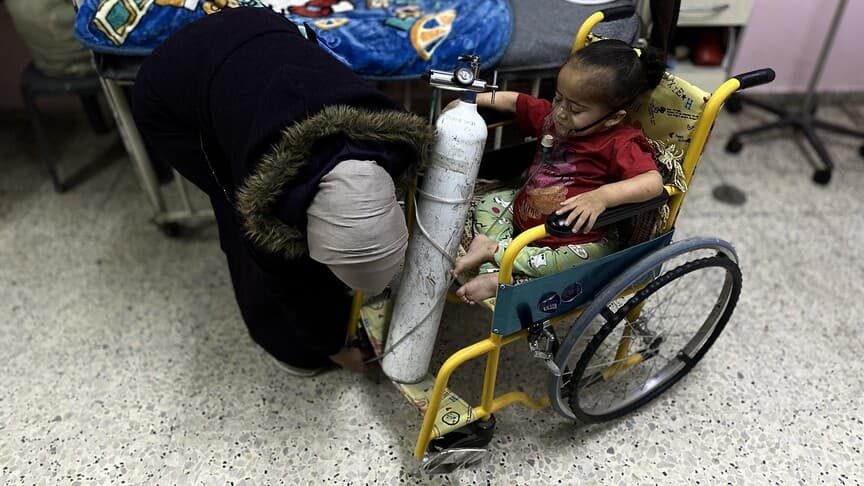 Gazze'de Tıbbi Oksijen Üretimi Tehdit Altında