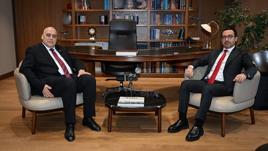 Filistin Büyükelçisi Abu Jaish Anadolu Ajansı'nı Ziyaret Etti