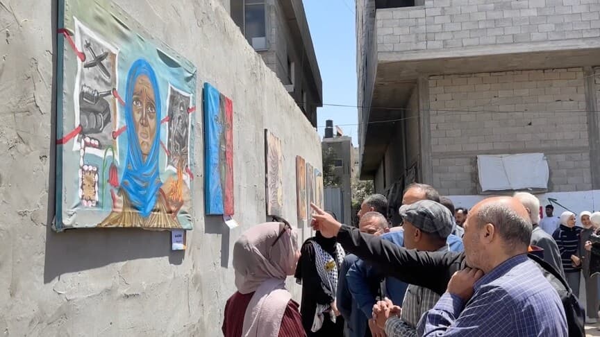 Gazzeli Ressamlar, Acılarını Renklerle Anlatıyor