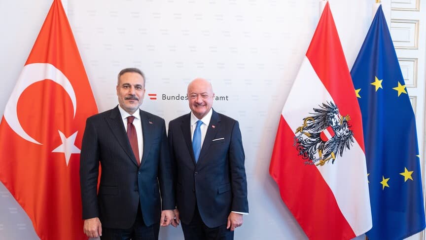 Dışişleri Bakanı Fidan, Avusturya Başbakanı Stocker ile Görüştü